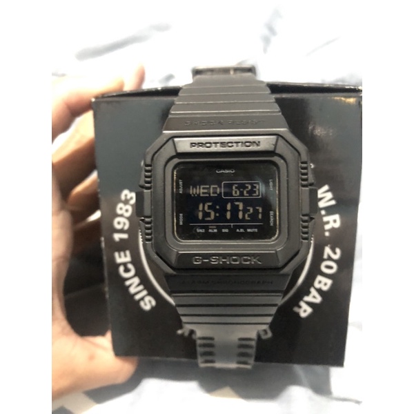 Jual casio g-shock dw 5500 bb / g shock dw-5500bb Indonesia|Shopee Indonesia