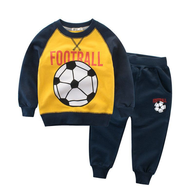 HappyOliver PASSWORD FOOTBALL Setelan Sweater 1 - 7 Tahun Baju Anak BerKualitas
