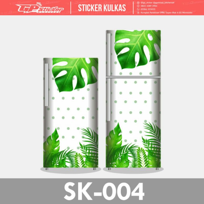 

STICKER KULKAS CUSTOM / MOTIF LAMINASI