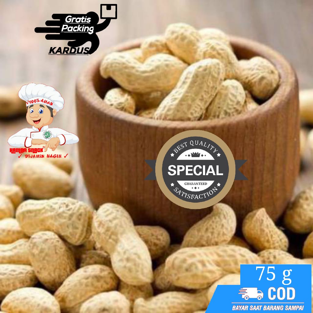 

KACANG TANAH SANGRAI 75g / KACANG TANAH KERING - TEMAN NGEMIL DIJAMIN NAGIH | jajanan jadul makanan ringan camilan termurah jajanan murah cemilan sehat snack kiloan