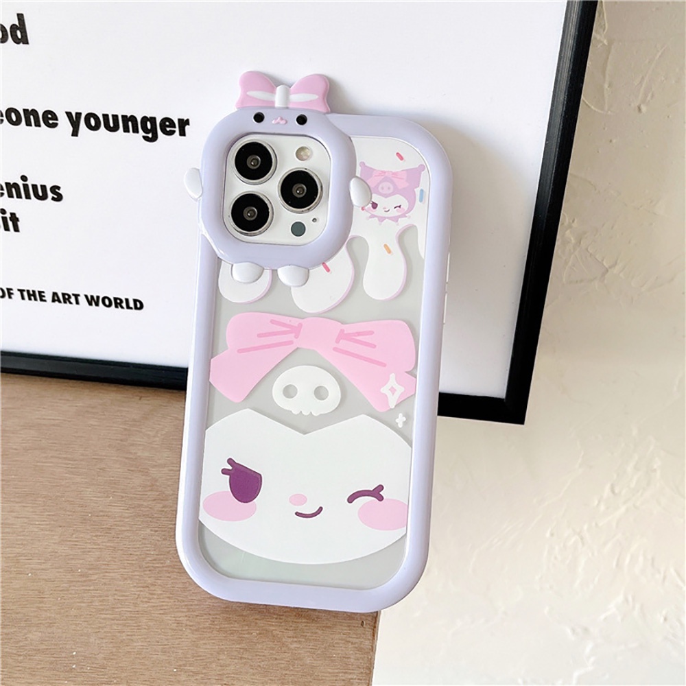 Soft Case Silikon Motif Kartun Kulomi Monster Untuk iPhone 11 12 13 14 Pro Max 6s 6 Plus 7 8 Plus XR X XS Max SE 2020 2022 14 Plus