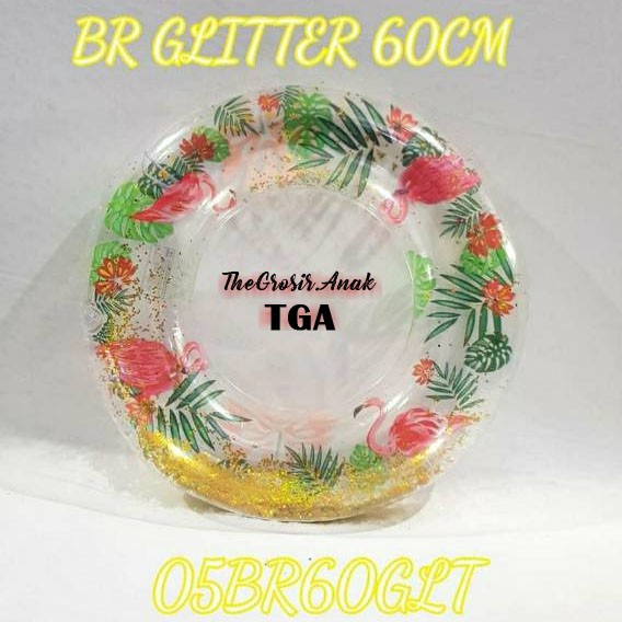 PELAMPUNG BULAT GLITTER BAN RENANG ANAK