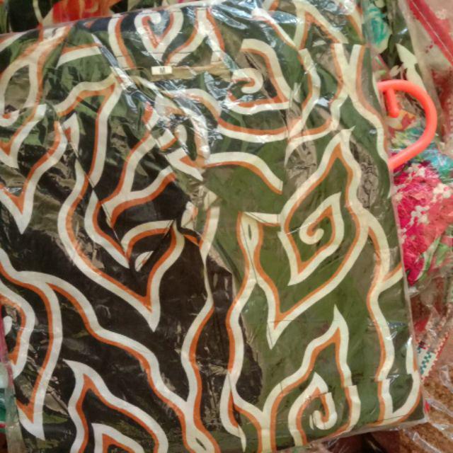 Kemeja Batik Pria Lengan Panjang  Size M L Xl Xxl Bswart Batik  Hrb026