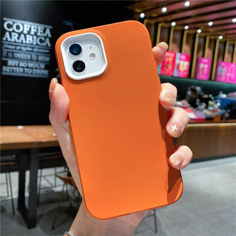 3 In 1 Soft Case Silikon Warna Permen Untuk Iphone 13 12 11 Pro Max X Xs Max