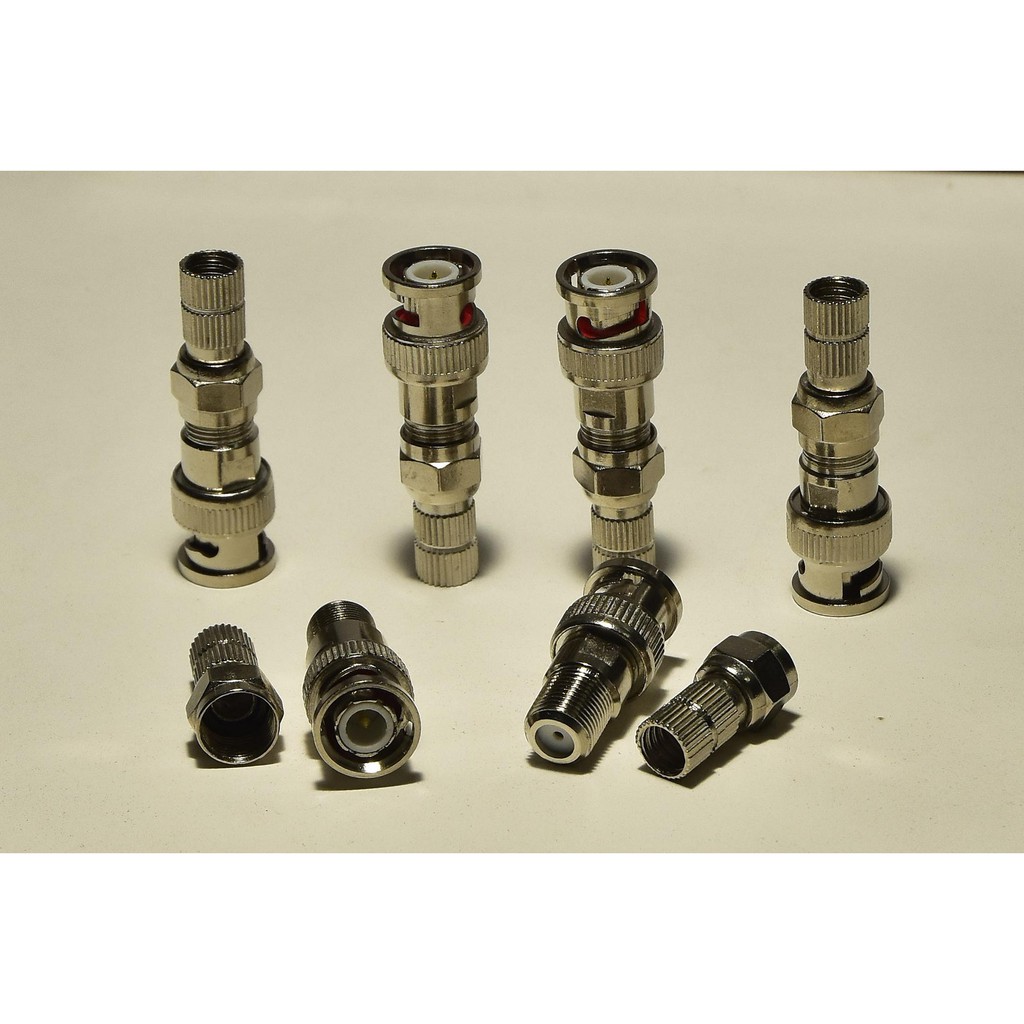 Jual BNC Connector Drat Male Female Konektor Kabel Coaxial untuk CCTV