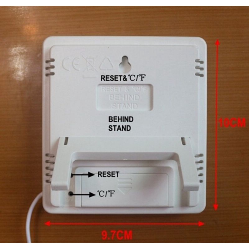 Thermometer hydrometer digital layar 3 baris