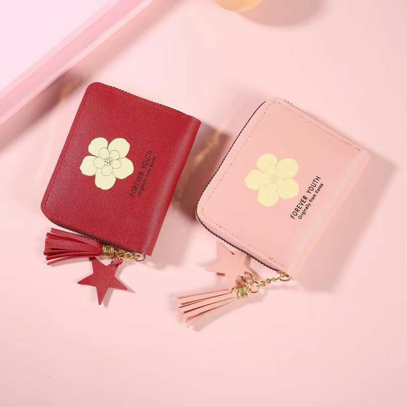 (COD) Dompet Mini Wanita Dompet Koin/Uang Kertas WanitaMALL SHOPPING