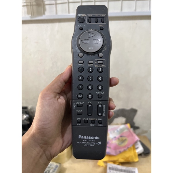 REMOTE REMOT PANASONIK VCR/TV/CATV ORIGINAL ASLI