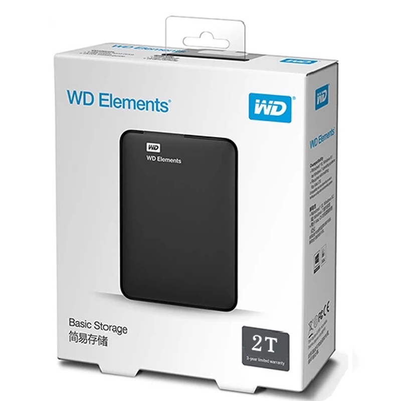 WD My Passport 1TB/2TB - HDD Hardisk Portable External - Garansi Resmi