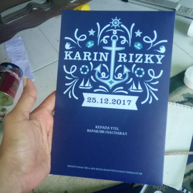 AFY Undangan Custom Undangan Pernikahan Amplop