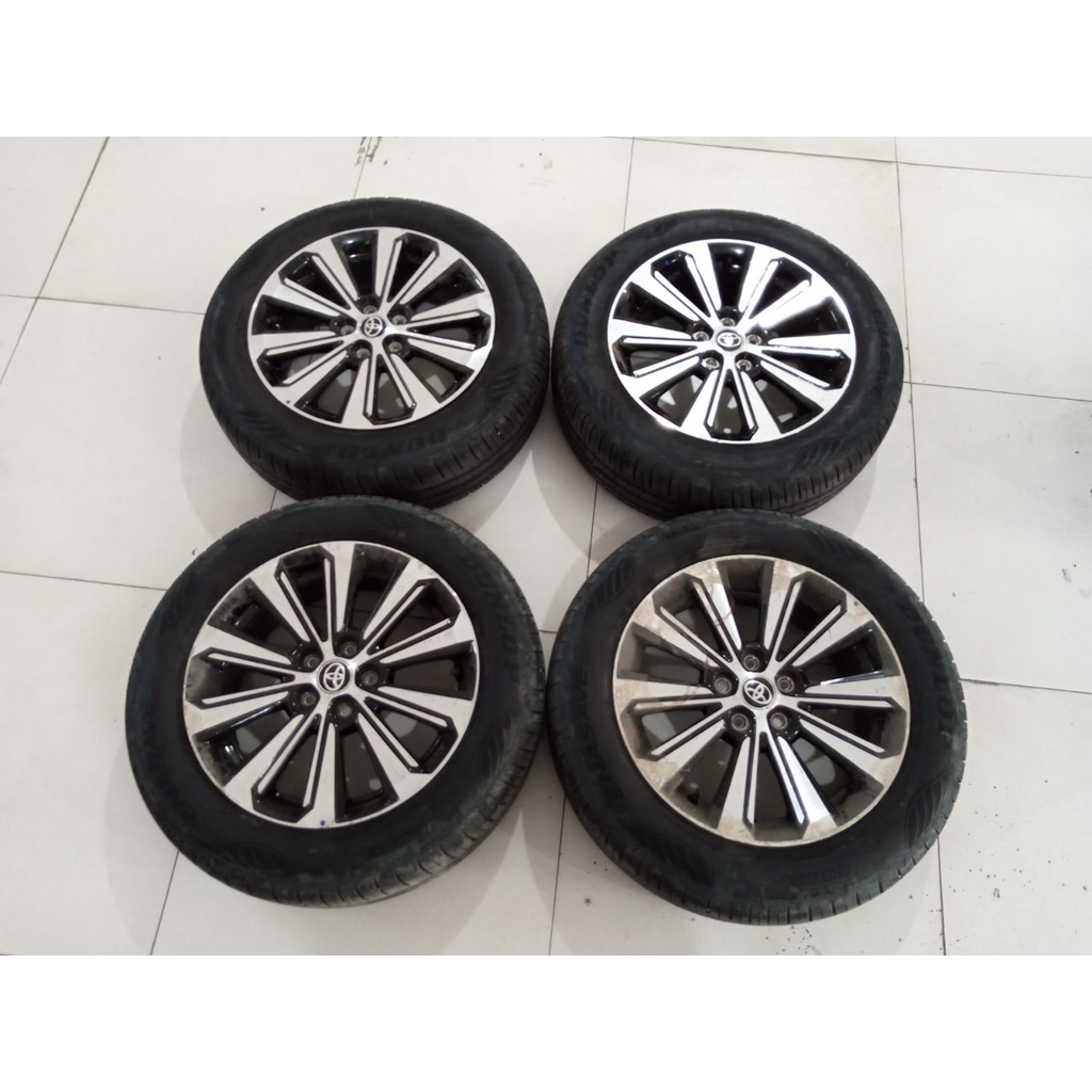 Velg Mobil Seken Origina TOYOTA AVANZA VELOZ Ring 16 Pcd 5x100 Plus Ban