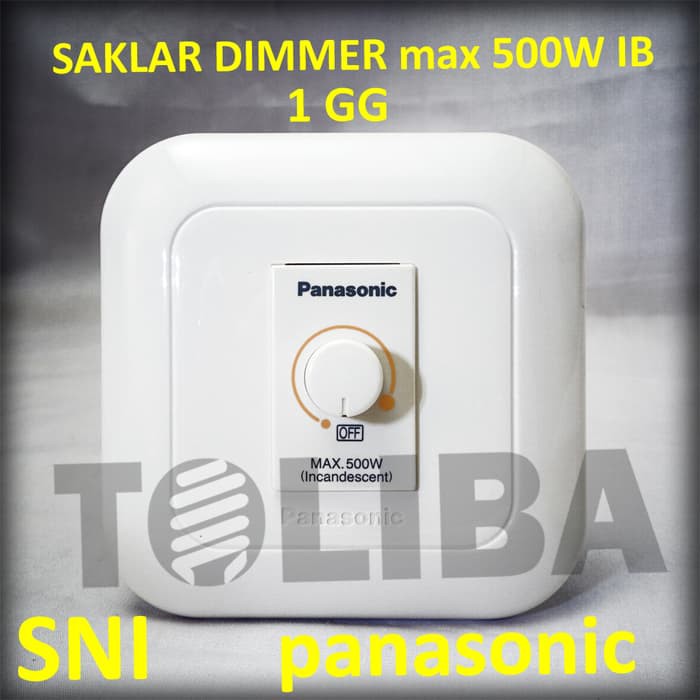 Perlengkapan Listrik - Saklar Broco - Saklar Saklar Dimmer Inbow Ib Panasonic 500W Wej57515 /