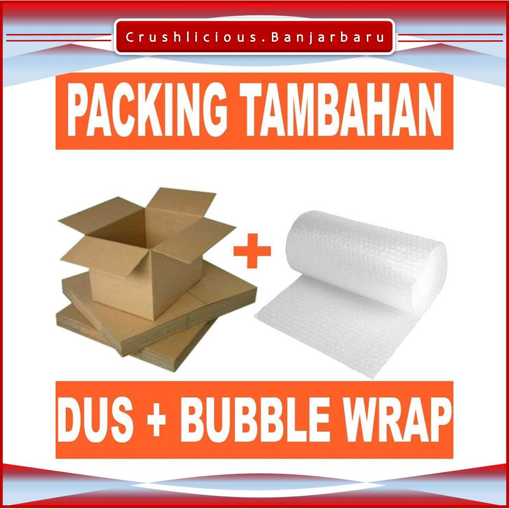 

EXTRA PACKAGING Kardus + Bubble Wrap / Kardus Packing Tambahan dan Bubble Wrap
