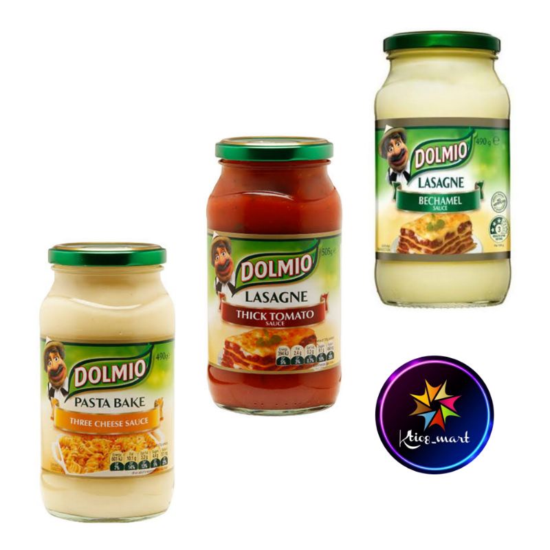 

DOLMIO Sauce Theree Cheese(Pasta Bake)/Thick Tomat(Lasagne)/Beachamel/Import