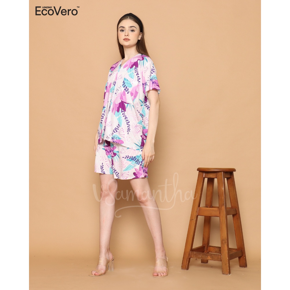 vSamantha - Pajamas Piyama One Set Ecovero Keiko Lilac