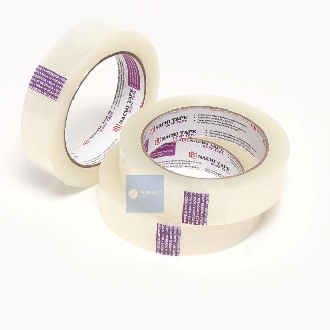 

♀ Lakban Bening 1" Nachi/OPP Tape/Isolasi Solatip Selotip perPack ♔