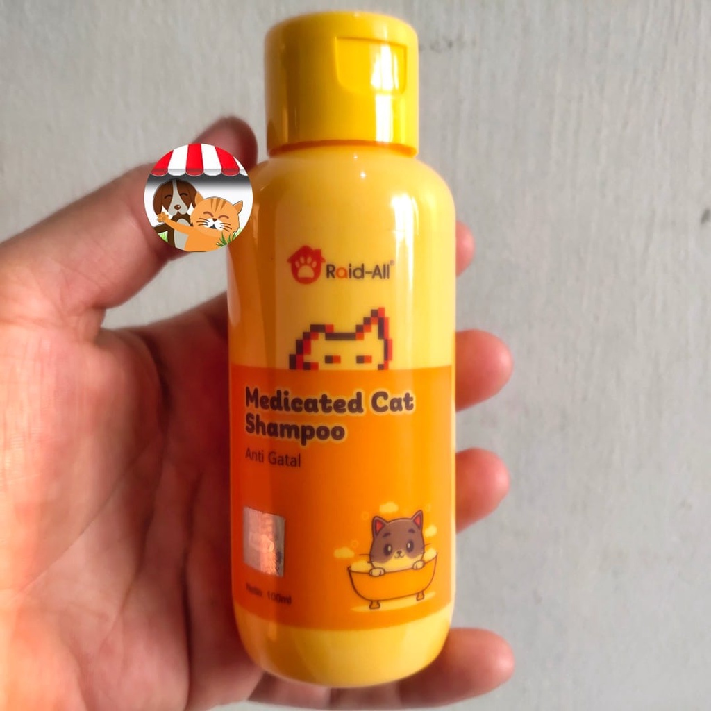 Shampoo Kucing Raid All Cat Medicated 100ml Shampo Anti Gatal Gatal