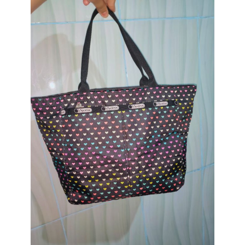 TAS TOTEBAG BRANDED LESPORTSAC ORIGINAL PRELOVED