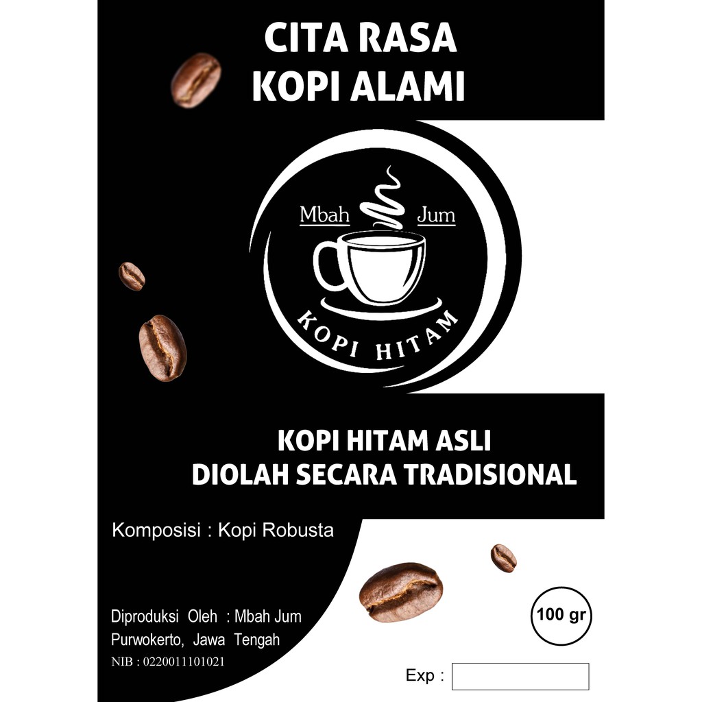 

Kopi Hitam Asli Tanpa Campuran