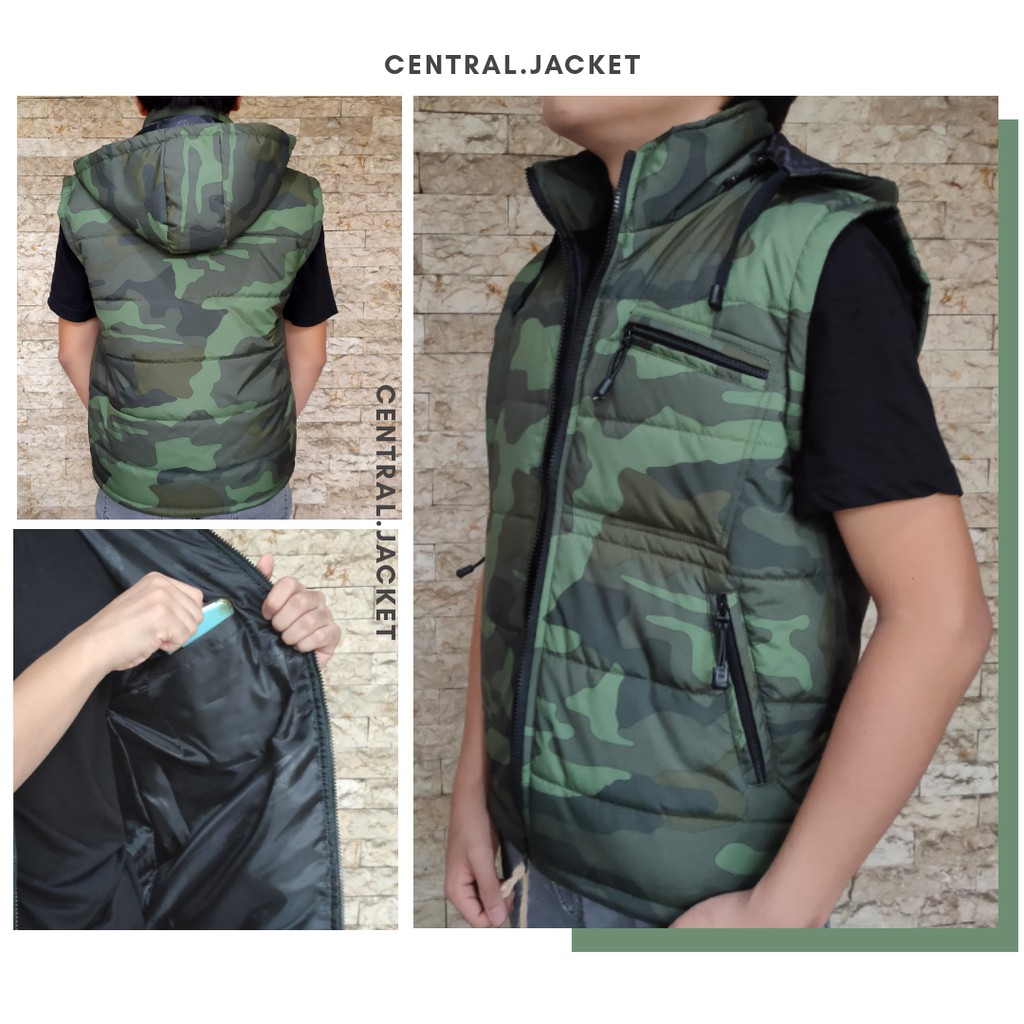 ROMPI PARASUT PRIA MOTIF LORENG ARMY - ROMPI MOTOR WATERPROOF TEBAL - VEST PRIA