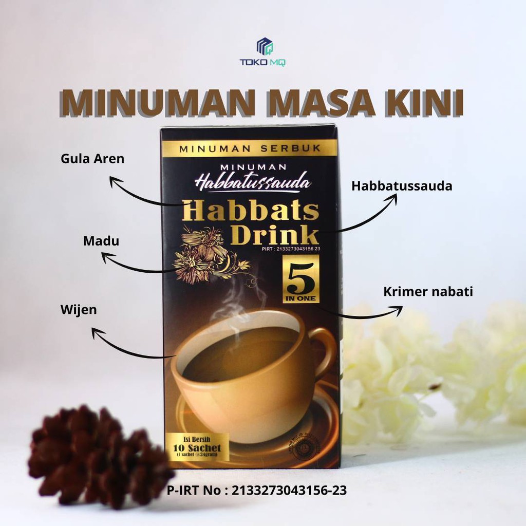 

habbats drink habbatussauda isi 10 sachet habatusauda habatus sauda jintan hitam jinten