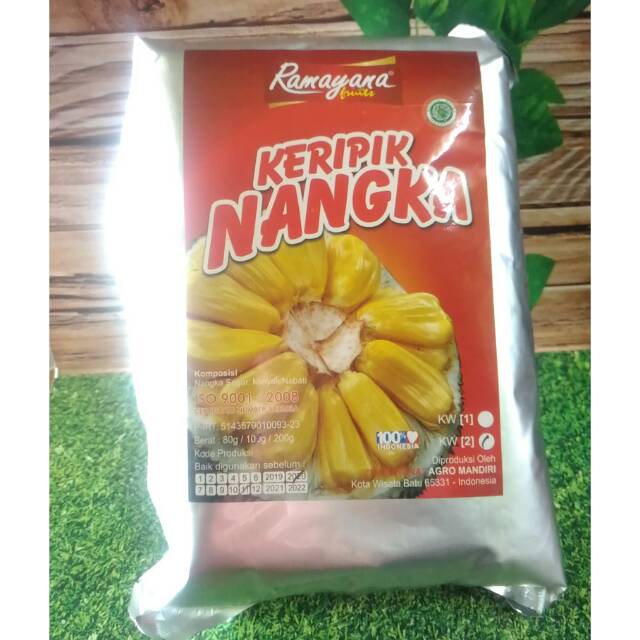 

KRIPIK NANGKA RAMAYANA KW2 100gr /KW1 70GR OLEH OLEH KHAS MALANG