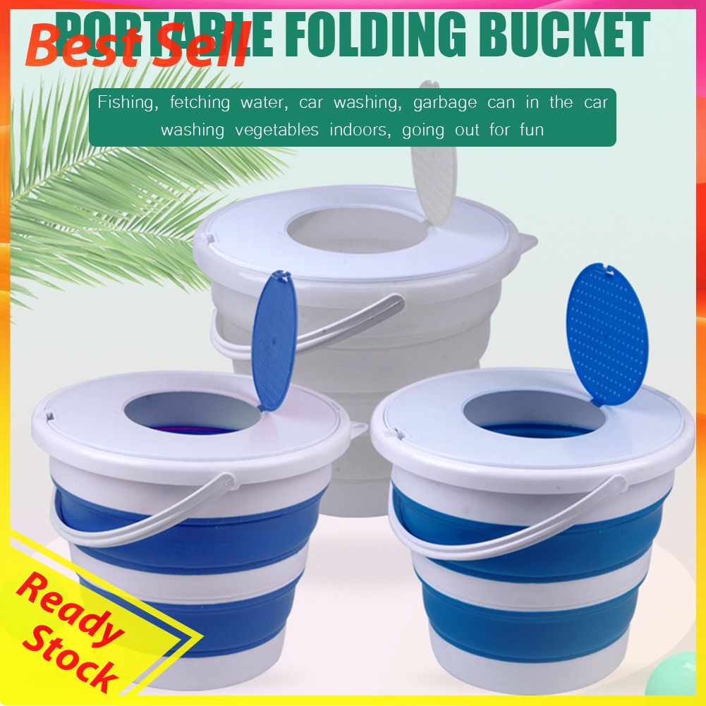 Collapsible Bucket Portable Home Outdoor Fishing Travel Car Washing Basin