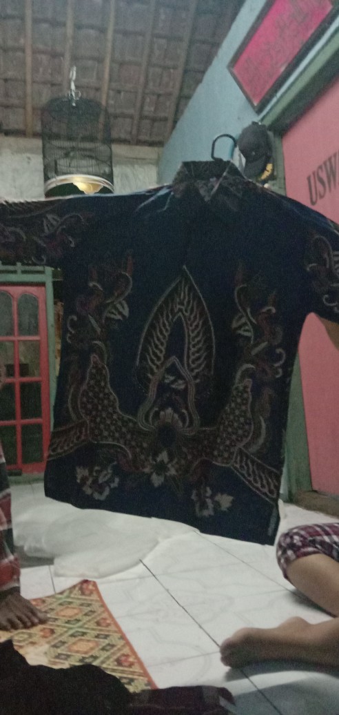 Batik Pria Kasual Lengan Panjang M L Xl Xxl Batik Sadewi