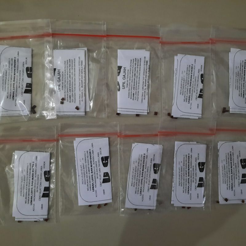 Upil Gajah Herbal tiongkok@harga 5 saset
