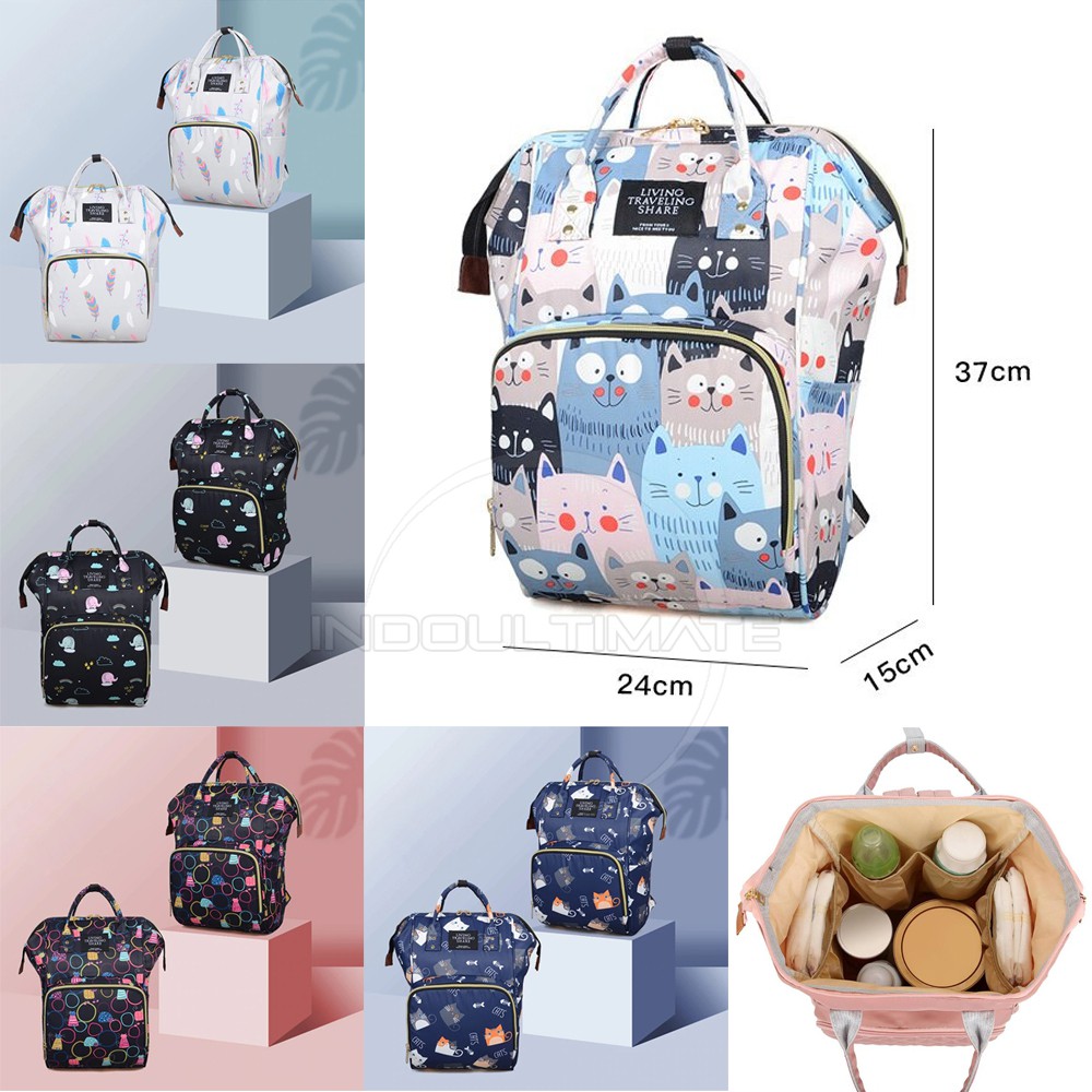 Mommy Bag Motif WATER RESISTANT CC-794 Tas Bayi Ransel Besar Tas Perlengkapan Bayi