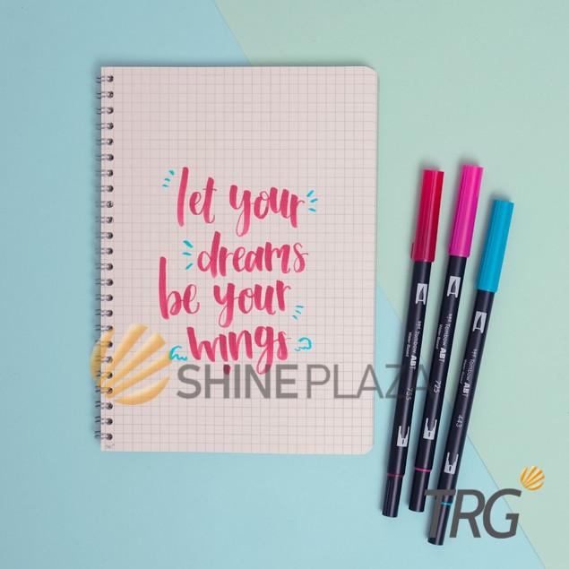 

Baru Buku Tulis Catatan A5 Bookpaper Dot Grid Plain Ruled TRG - TRG Clear Cover Spiral Notebook 시