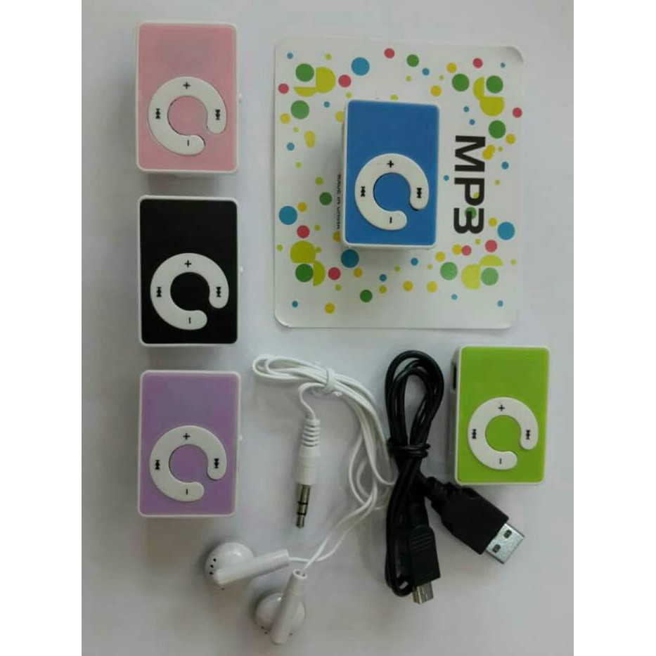 Media Player - Music Player - Mp3 Player Mp3 Mini Music Player / Mp3 Jepit Shuffle - Slot Memory