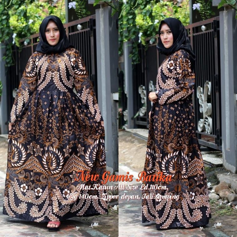 GROSIR BATIK NEW GAMIS BATIKA