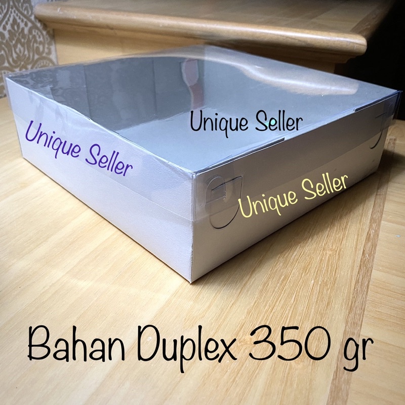 [10 pcs] Dus PUTIH Tutup Mika 20x20x10 DUPLEX PUTIH isi 10 / Dus Box Kotak Nasi Putih 20x20 x 10 cm / Dus Box Kotak Kue Tart 20x20x10cm / Dus Box Kotak Hampers 20 x 20 x 10 cm / Dus Box Kotak Puding Pudding 20 x 20 x 10 Tutup Full Mika