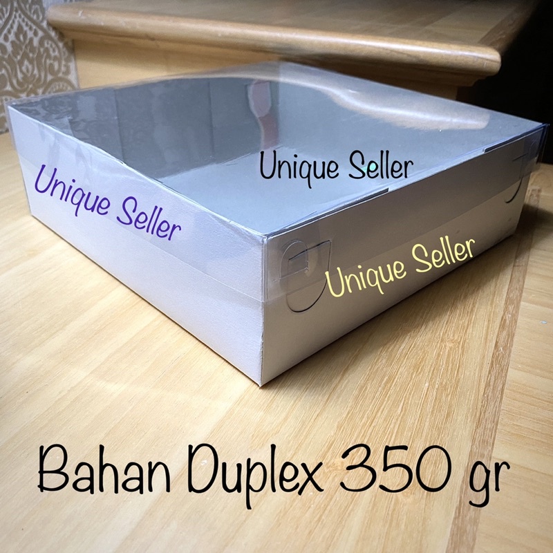 [10 pcs] Dus PUTIH Tutup Mika 24x24x7 DUPLEX PUTIH isi 10 / Dus Box Kotak Nasi Putih 24x24 x 7 cm / Dus Box Kotak Kue Tart 24x24x7cm / Dus Box Kotak Hampers 24 x 24 x 7 cm / Dus Box Kotak Puding Pudding 24 x 24 x 7 Tutup Full Mika