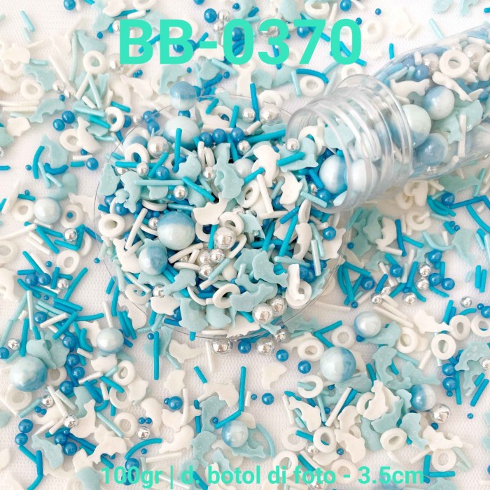 

BB-0370 SPRINKLES SPRINKLE SPRINKEL 100GR IKAN DOLPHIN LUMBA-LUMBA BERKUALITAS TINGGI