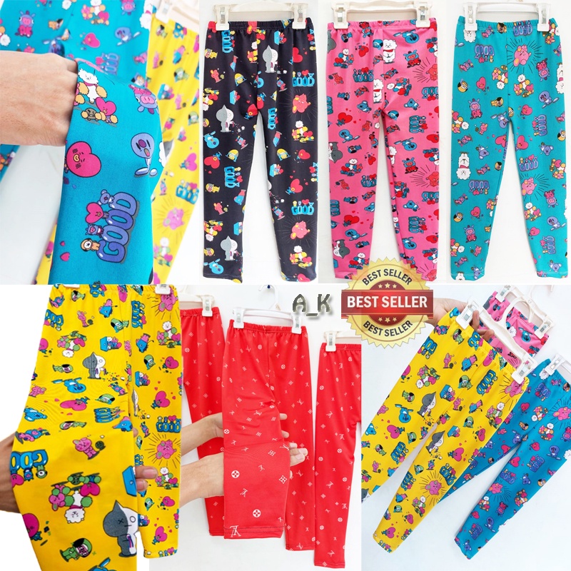 Legging Anak Bayi Perempuan / Leging Anak Perempuan / Celana Legging Anak / Legging Anak Murah / Legging Polos Anak 1-12 Tahun BAHAN Spandex Premium/ Lejing anak polos  dan motif / Legging Anak | Celana Legging Anak | Legging Anak Perempuan | Leging Anak