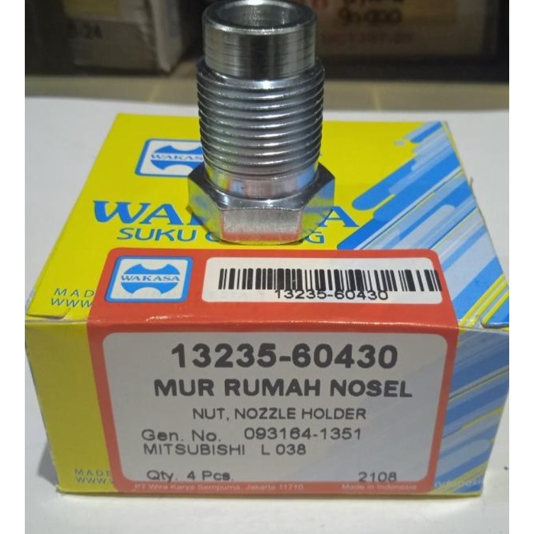Mur Nozzle / Mur Noksel L300 Diesel / Kuda Diesel (versi DENSO) Merk Wakasa
