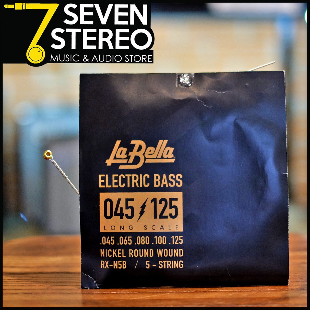 La Bella RX-N5B Nickel Round Wound Bass String 45-125 Senar Bass RXN5B