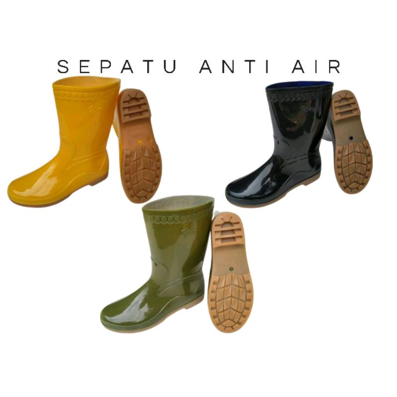 Sepatu Boots pria karett Anti Air