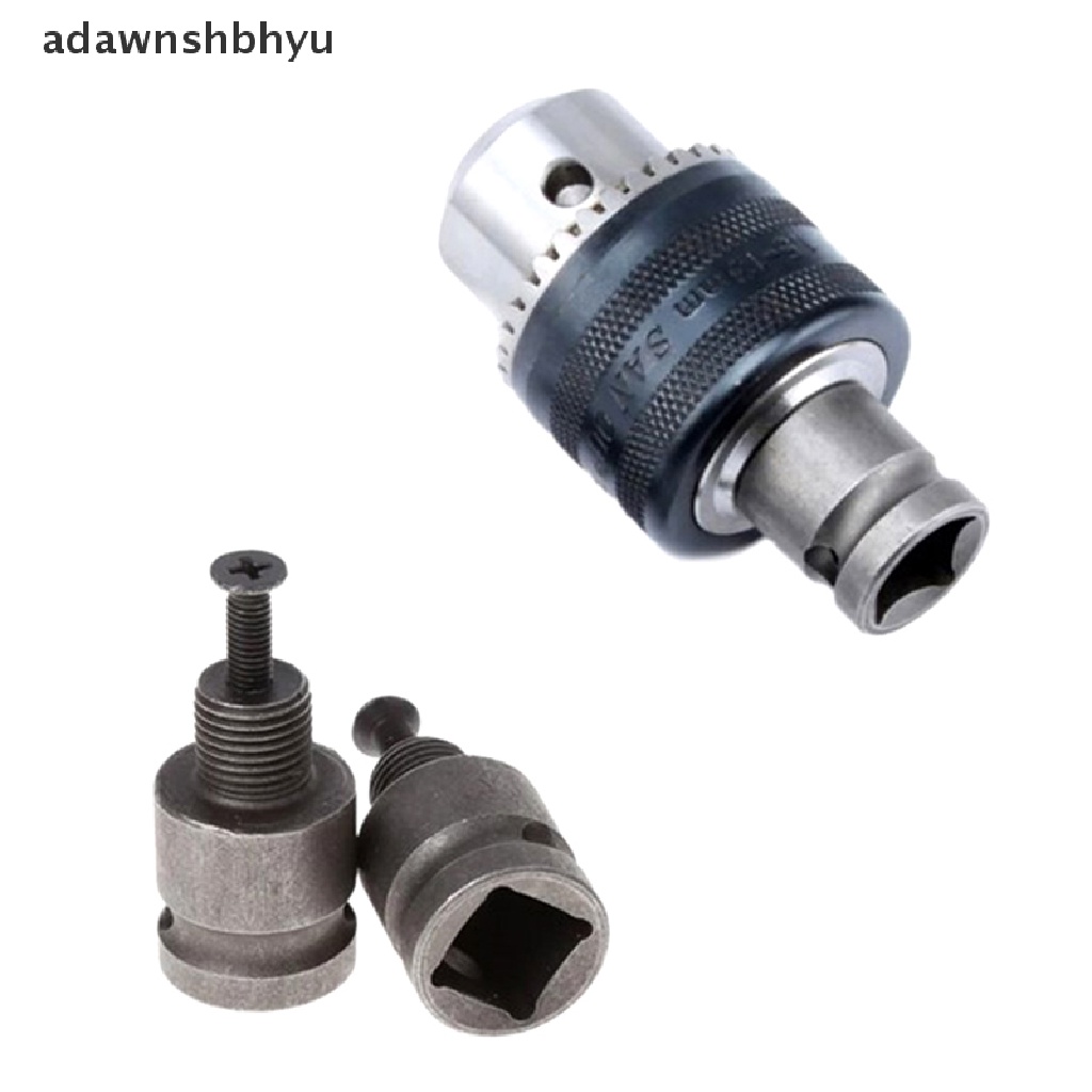 Konverter Adapter Chuck Bor adawnshbhyu Impact Wrench 1/2-20Unf Keyless3 /8&quot; Dengan Sekrup