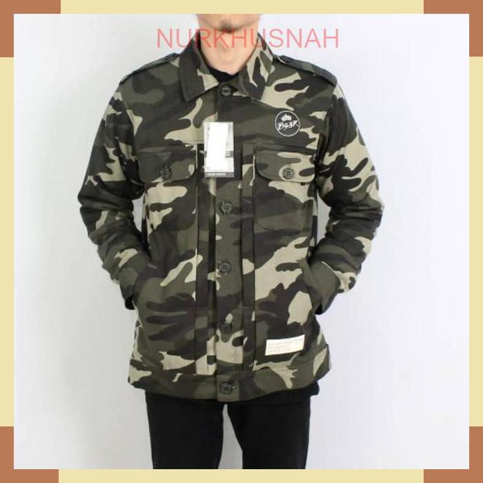 ORI JAKET CAMO HANZO BGSR JAKET LORENG PRIA SEMI PARKA ORIGINAL BGSR