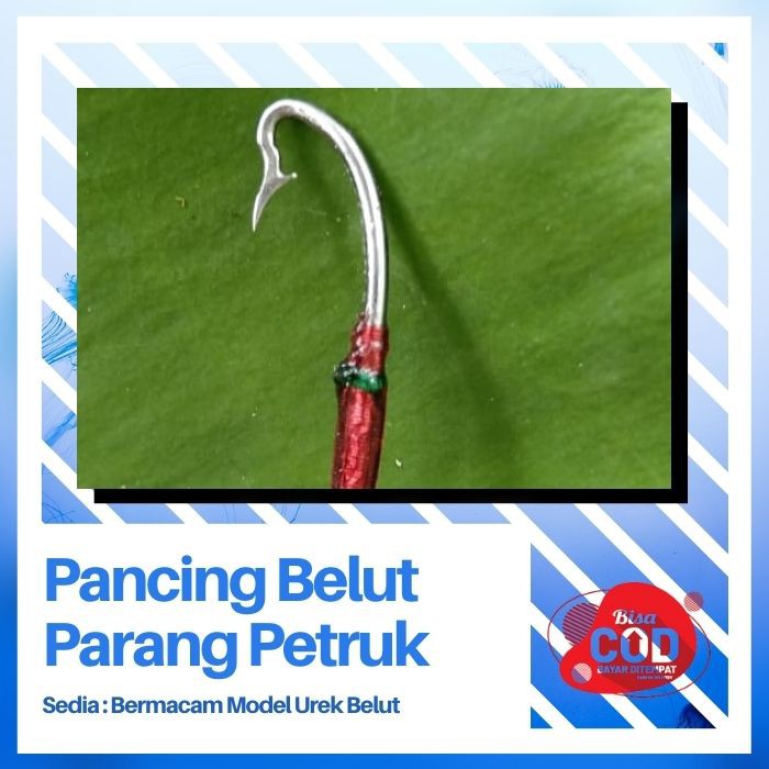 Pancing Urek Belut Model Parang Petruk Bahan Baja Putih
