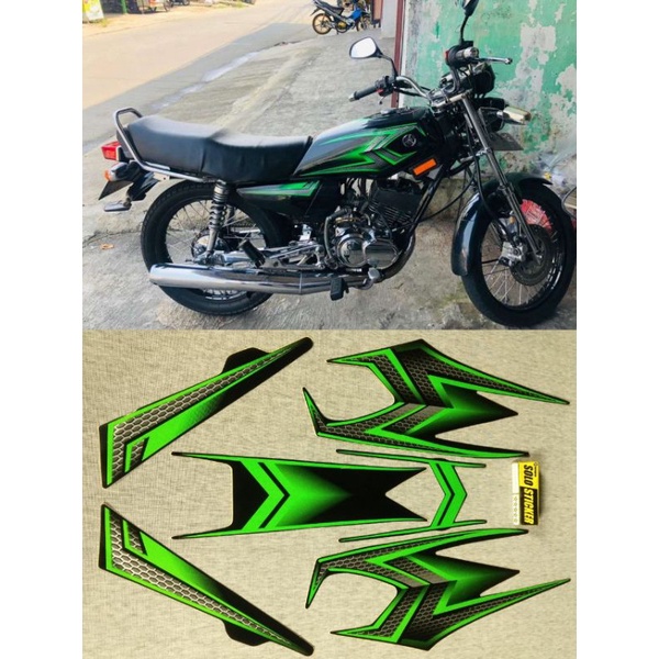 STIKER STRIPING RX KING 2004 SE HIJAU