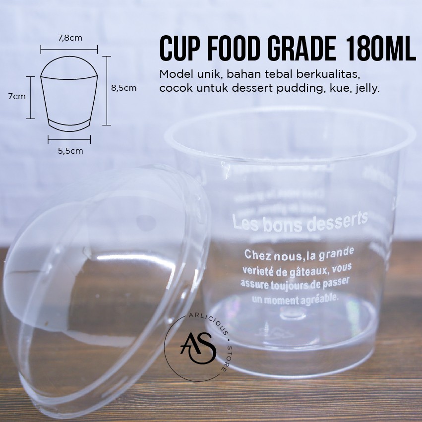 

Cup Kecil Plastik / Cup Pudding / Cup Dessert Food Grade