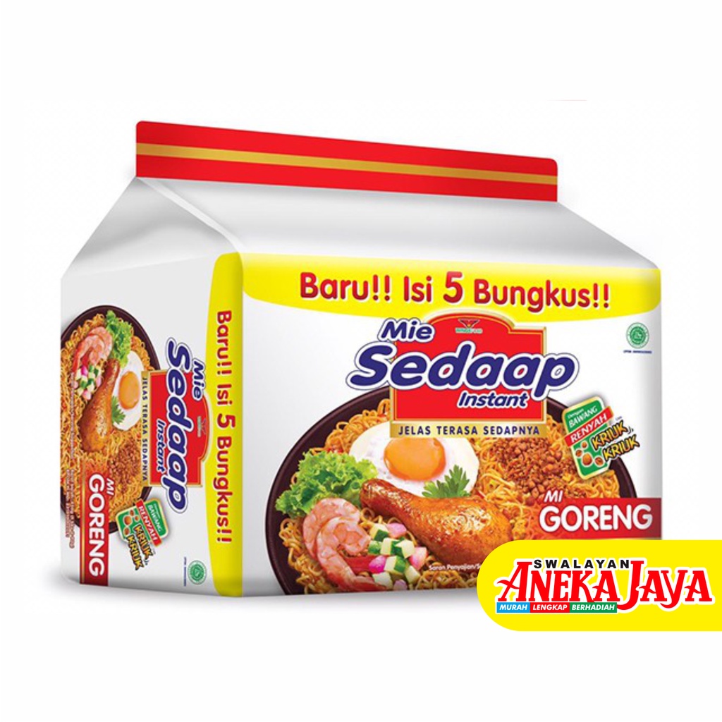 

MIE SEDAAP GORENG DAN KUAH SOTO 1 PACK ISI 5