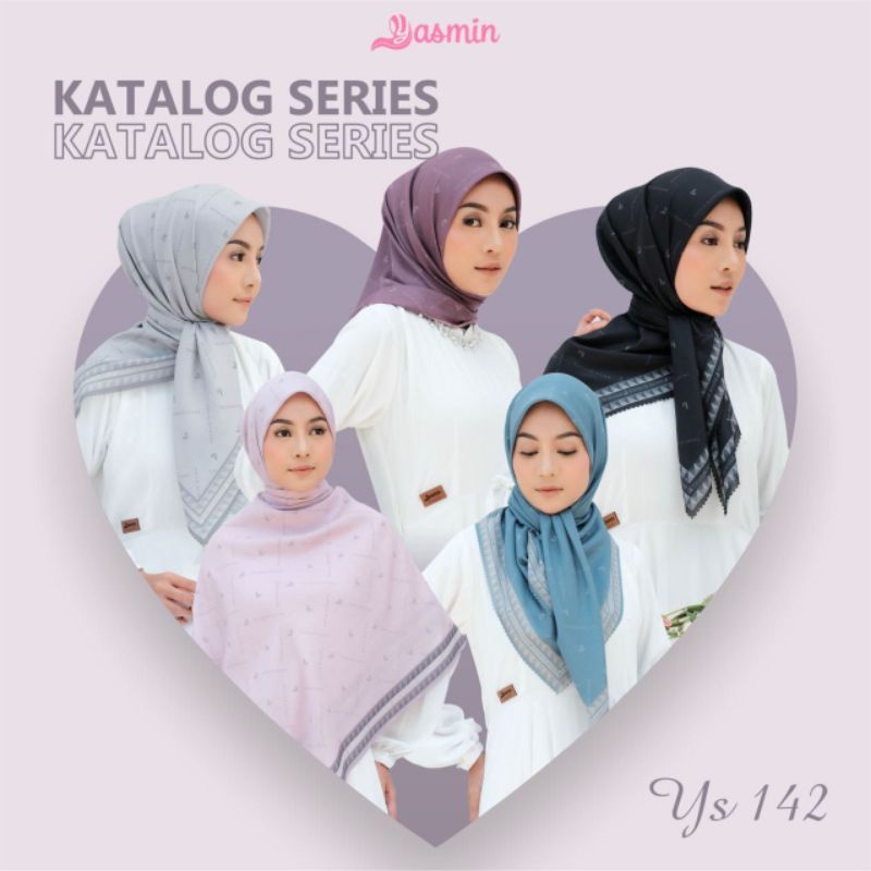 Yasmin hijab segiempat / Ys 142 / voal