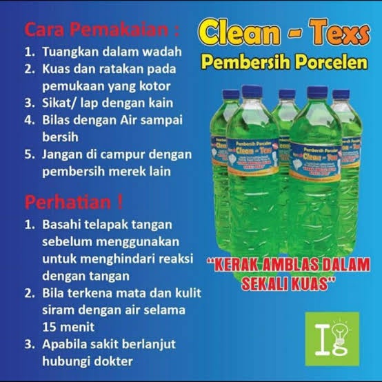 CLEANTEXS CAIRAN PEMBERSIH KERAK KAMAR MANDI 1000ml