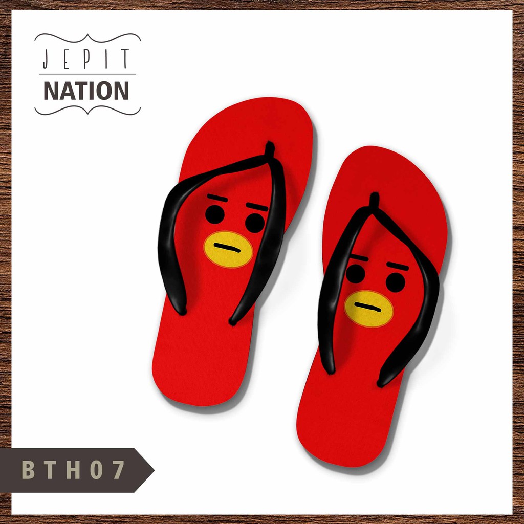 Tata BT 21 sandal sendal jepit teplek flat full color