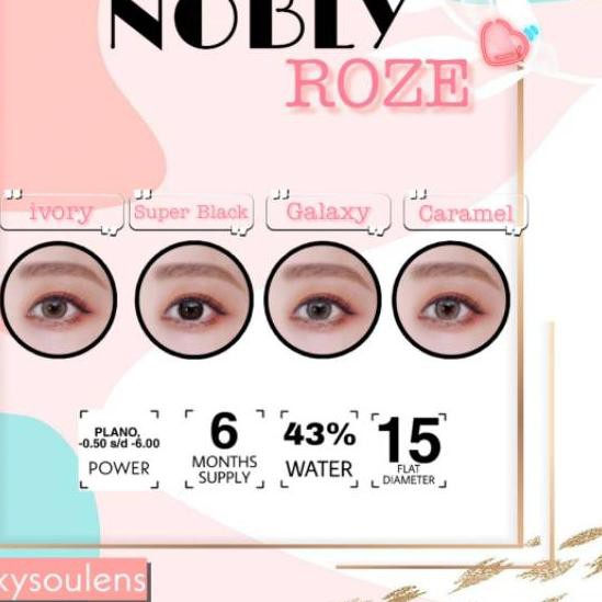 Softlens Nobly Roze By Skysoulens 15 Mm Shopee Indonesia